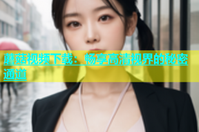 蘑菇视频下载：畅享高清视界的秘密通道
